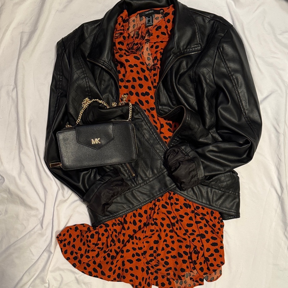 Forever 21 Leopard Romper